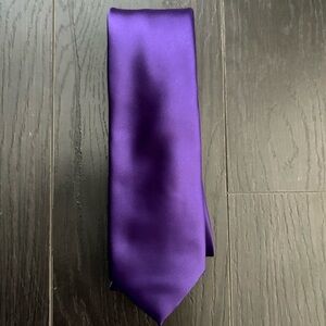 Le Chateau Vibrant Purple Men's Tie